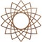 Ekena Millwork Eleanor Wood Fretwork Pierced Ceiling Medallion, Walnut, 28"OD x 10 3/4"ID x 1/4"T CMWP28X28X0250EAWA - alternate 1